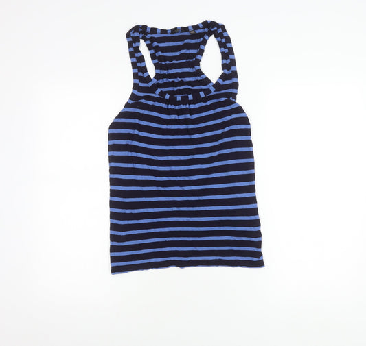Ted Baker Women's Blue Striped Tank Size 2