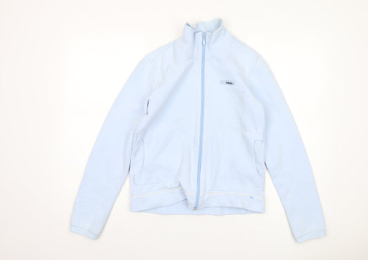 Adidas Women's Blue Jacket, Size 10, Full Zip Casual