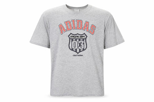 Mens UK Size XL adidas Grey  Cotton Blend T-Shirt