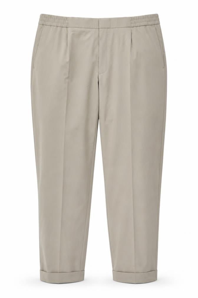 Marks and Spencer Men's Beige Cropped Trousers 3XL