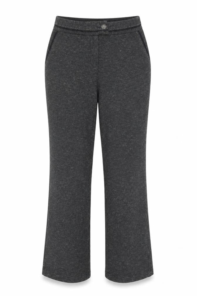 Marks and Spencer Grey Women's Trousers, Size 10, Straight Leg