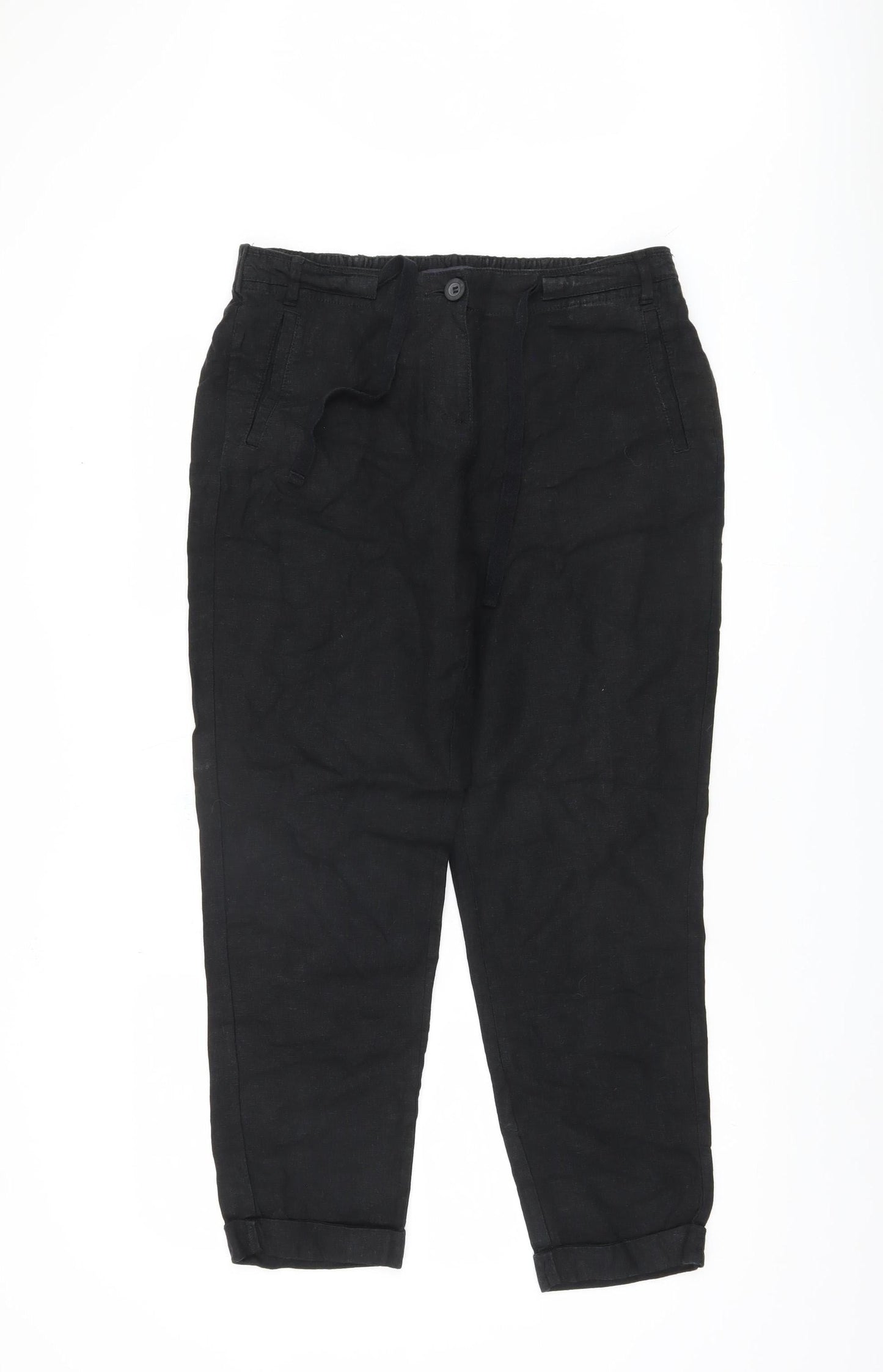 Marks and Spencer Women's Black Trousers Medium