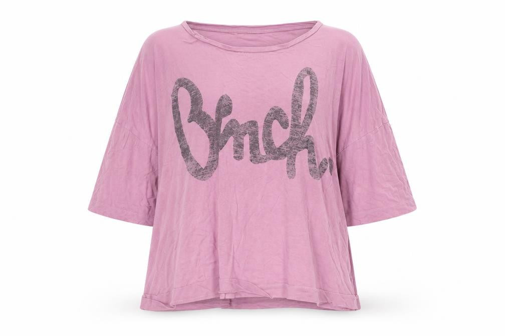 Womens UK Size XL Bench Pink Viscose T-Shirt