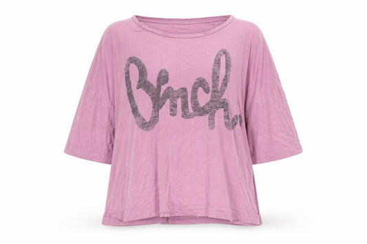 Womens UK Size XL Bench Pink Viscose T-Shirt