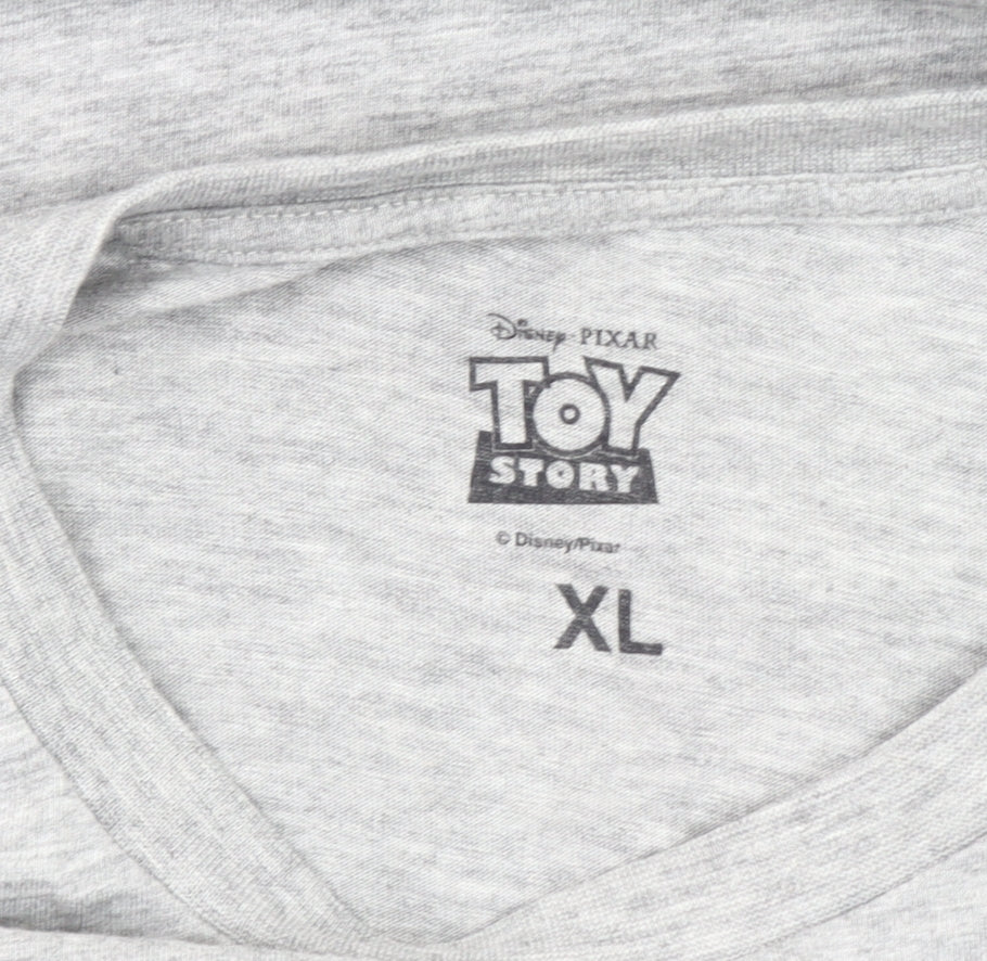 Disney Toy Story Men's XL Grey Graphic T-Shirt