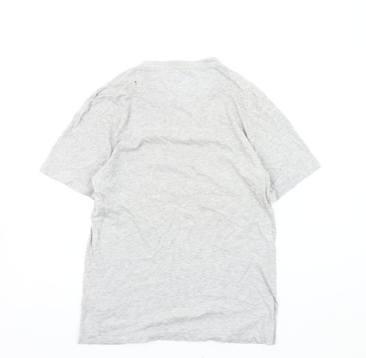 Farah Men's Grey S Crew Neck Short Sleeve T-Shirt