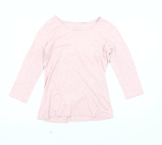 FatFace Women's Pink 3/4 Sleeve Basic T-Shirt