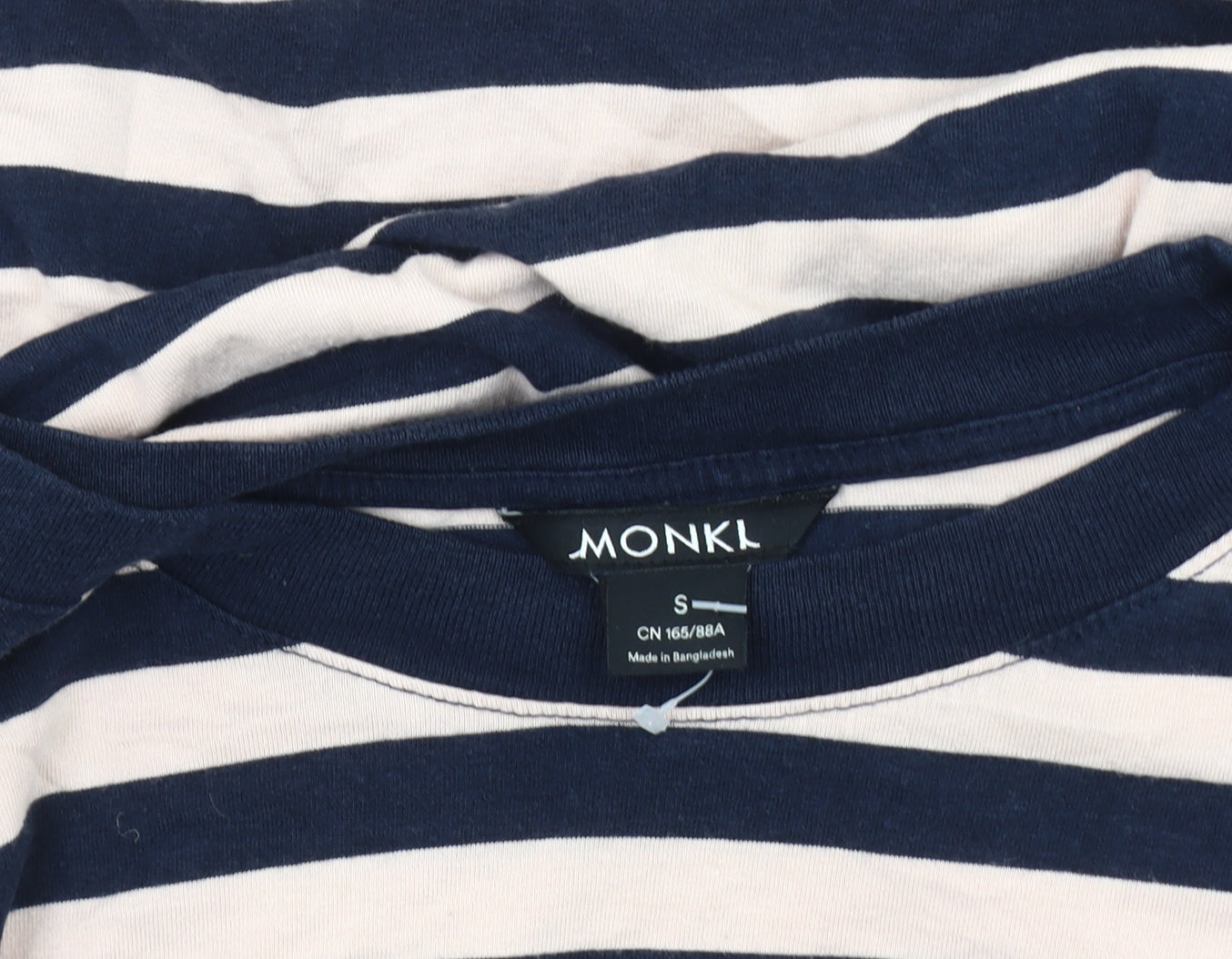 Monki Women's Striped Long Sleeve T-Shirt, Size S