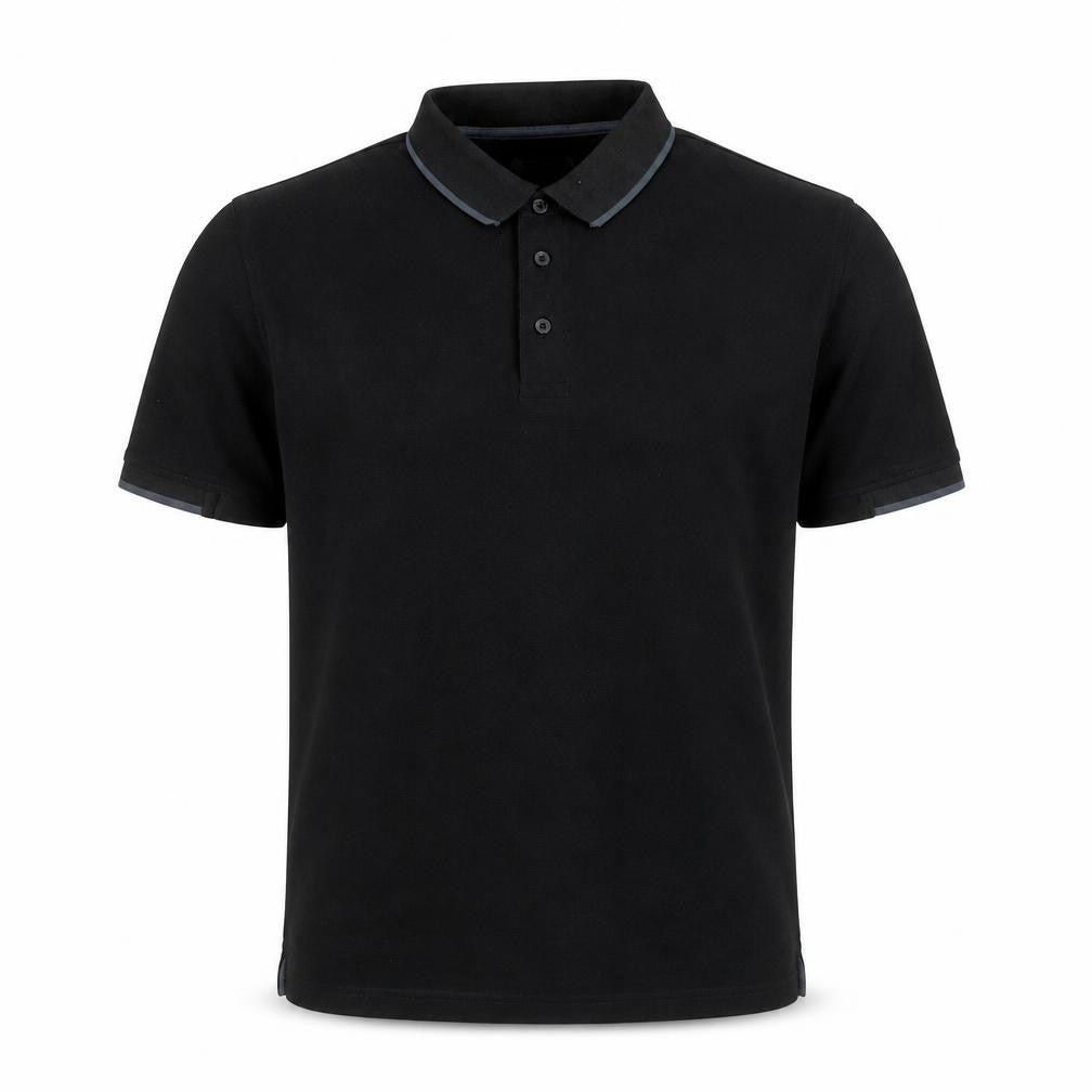 Lyle & Scott Men's Black Polo - Medium, Casual Style
