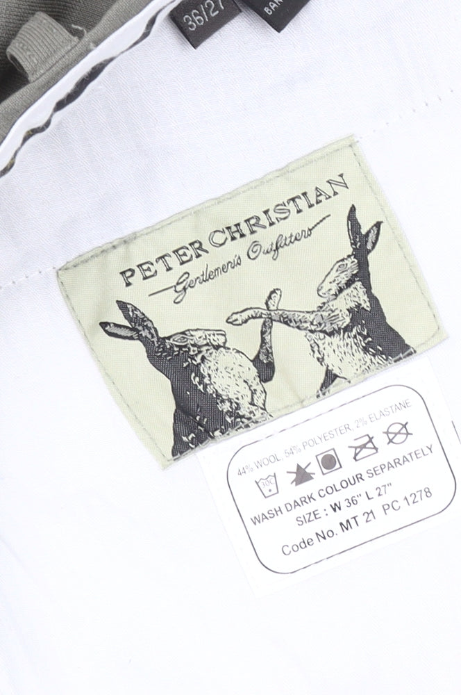Peter Christian Men's Grey Dress Pants Size 36