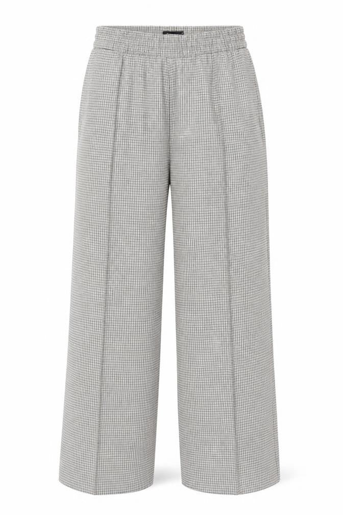 Marks and Spencer Women's Black Check Trousers Size 16