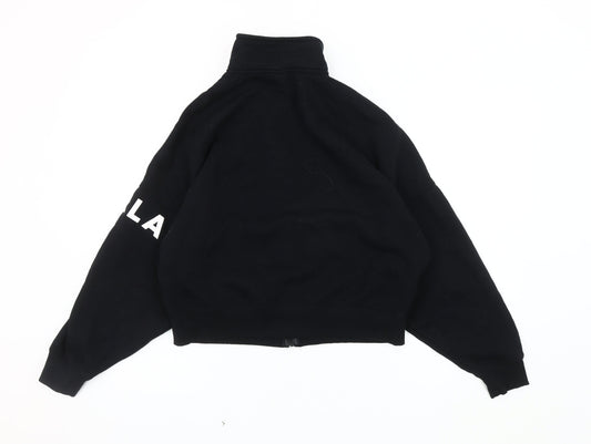 Everlast Women's Black Cropped Jacket Size 10