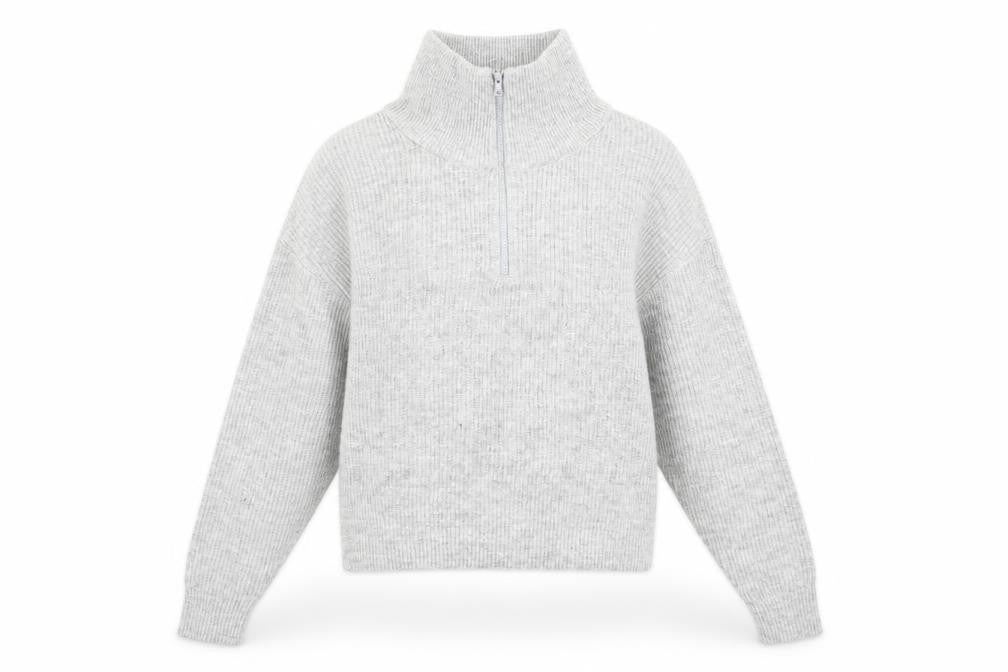 Womens UK 8 Regular Jack Wills Grey Pullover Sweatshirt
