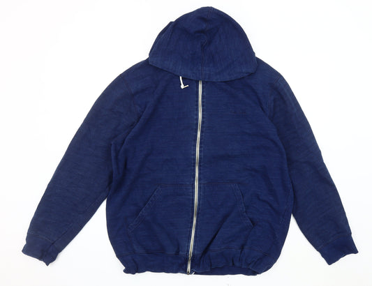 Pierre Cardin Men's Blue 2XL Hooded Jacket
