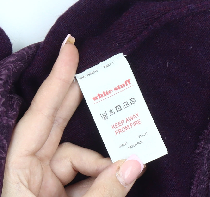 White Stuff Women's Purple Pullover Jumper Size 12