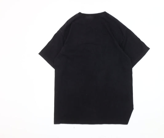 Fortune Men's Black T-Shirt Medium University Logo