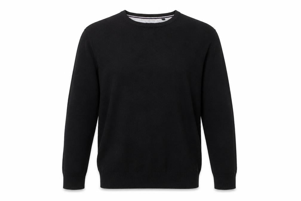Brave Soul Men's Black L Pullover Jumper Crew Neck