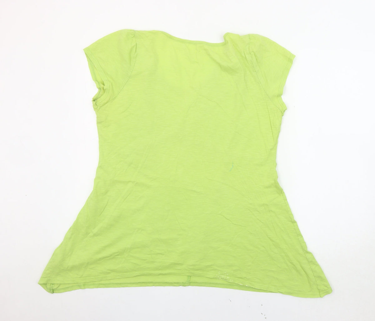 BHS Women's Green Size 20 Cotton T-Shirt