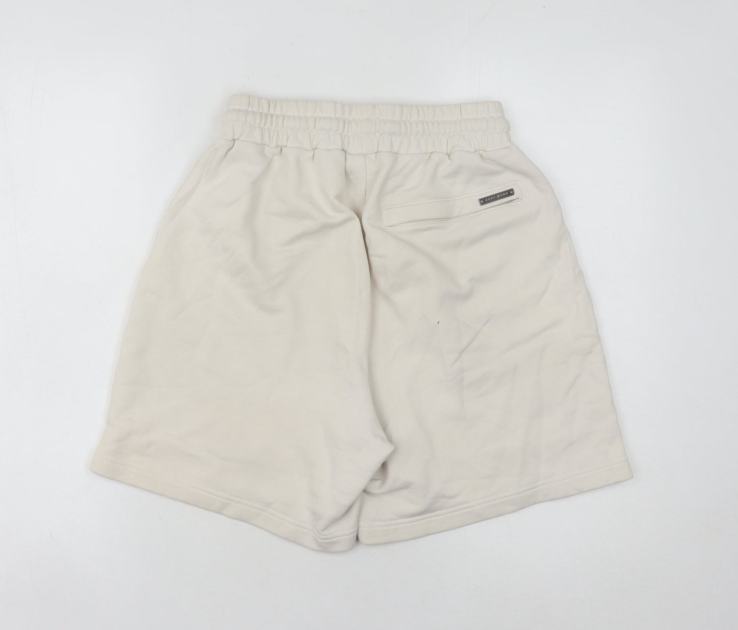 Azat Mard Women's Beige Sweat Shorts S