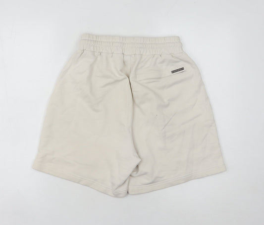 Azat Mard Women's Beige Sweat Shorts S