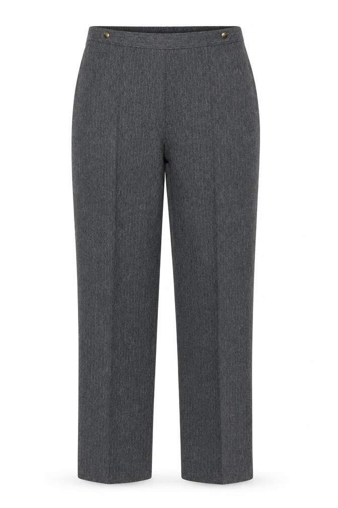 Marks and Spencer Women's Grey Herringbone Trousers