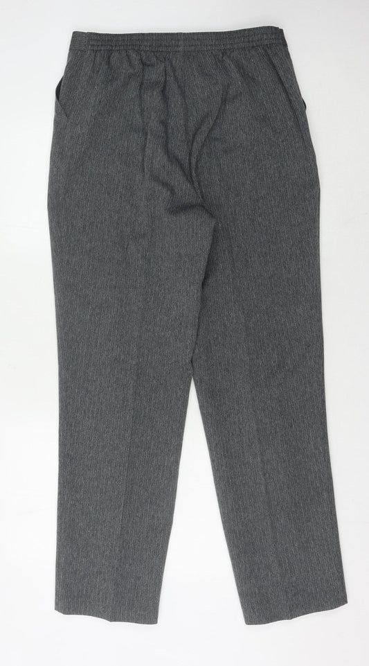 Marks and Spencer Women's Grey Herringbone Trousers