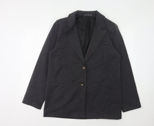 PrettyLittleThing Women's Black Blazer Size 12