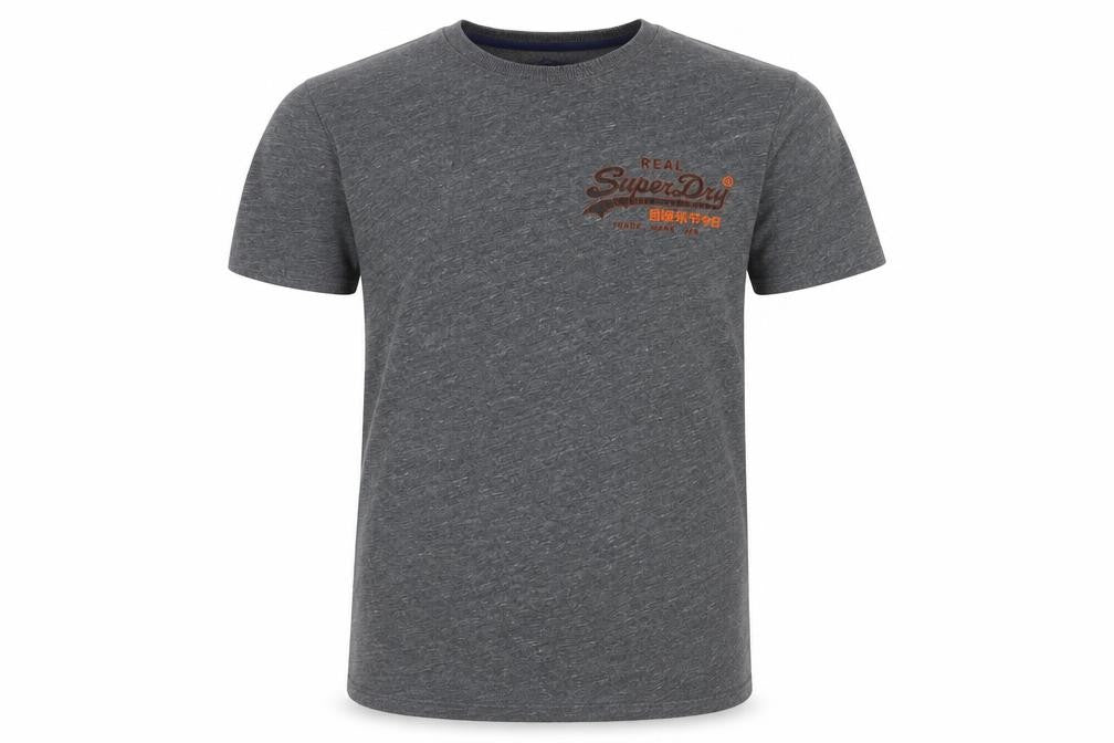 Mens UK Size S Superdry Grey  Cotton Blend T-Shirt