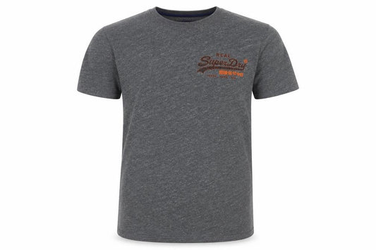 Mens UK Size S Superdry Grey  Cotton Blend T-Shirt