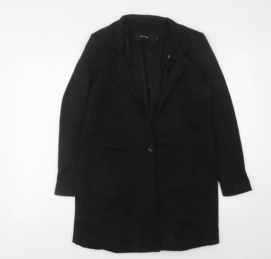Vero Moda Women's Black Regular Fit Blazer