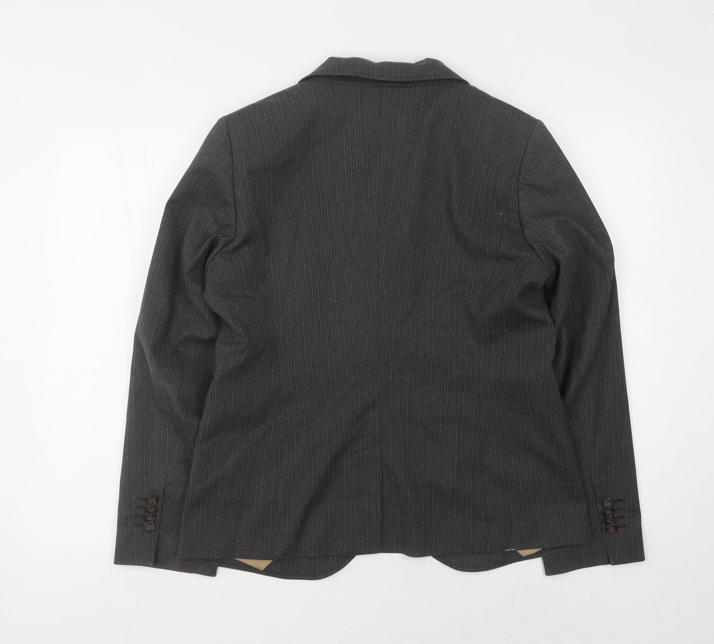 AUST Women's Grey Pinstripe Suit Jacket Size 12