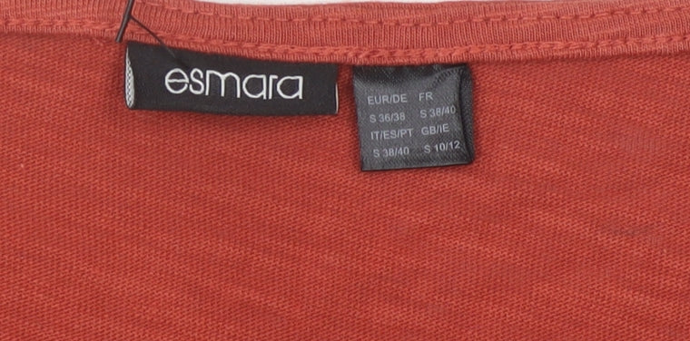 Esmara Women's Red T-Shirt - Size 10