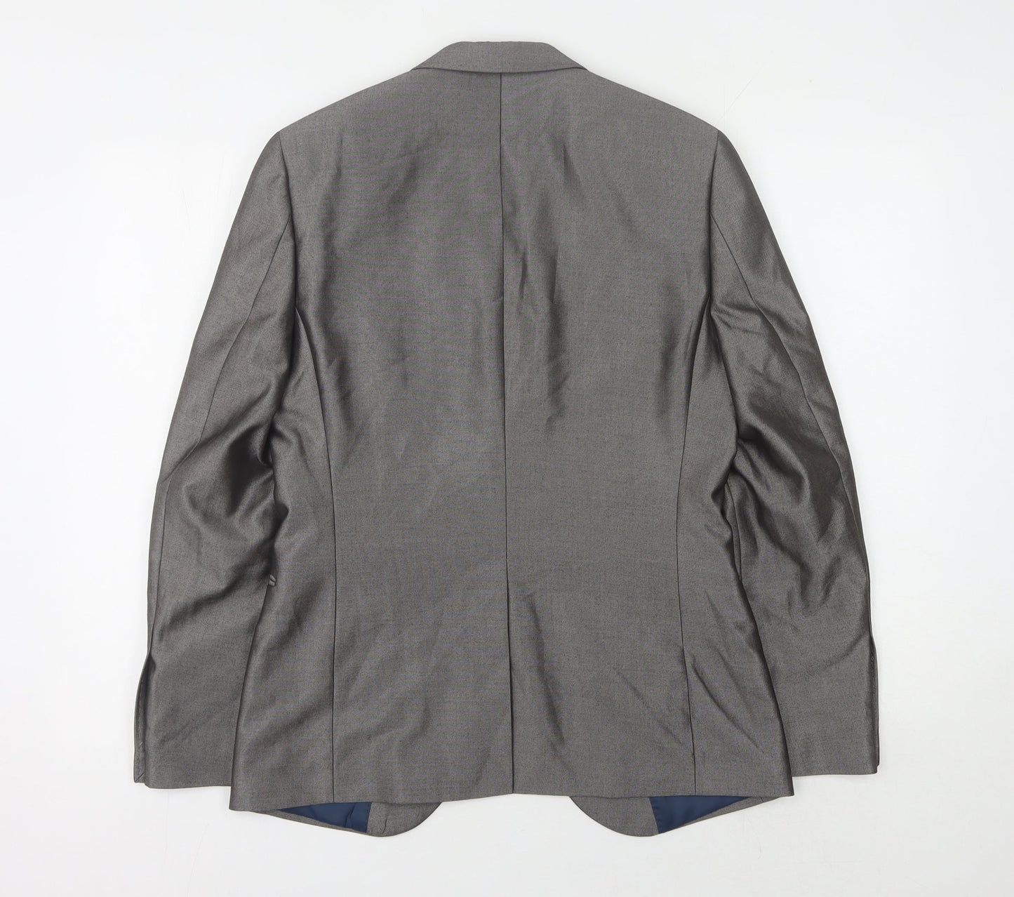 Ventuno 21 Men's Grey Slim Fit Suit Jacket 36 Small