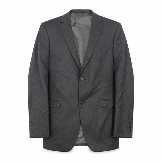 Mens 42 Chest Regular DKNY Grey Two-Button Blazer