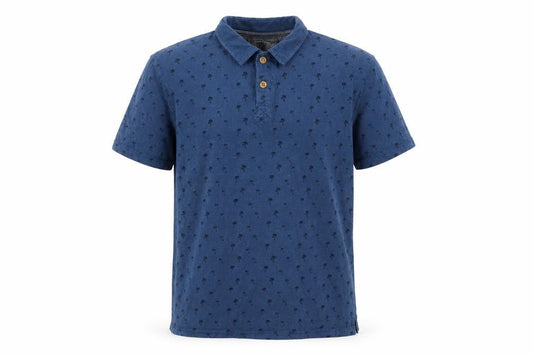 Cargo Bay Men's Blue Polo Shirt M Short Sleeve