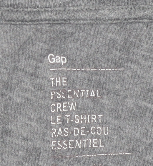 Gap Women's Grey Long Sleeve Basic T-Shirt, M