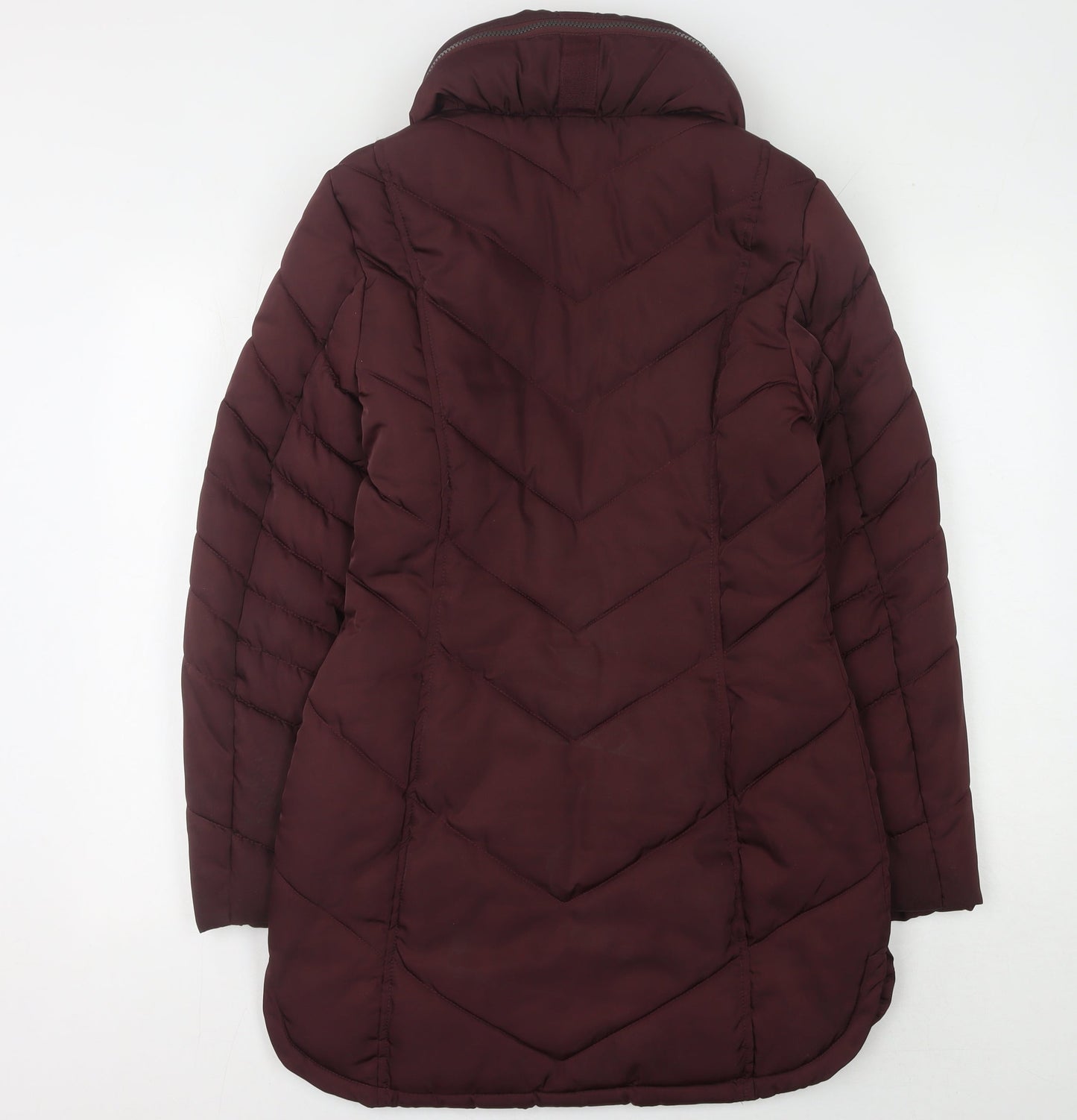 Next Women's Red Puffer Jacket Size 8