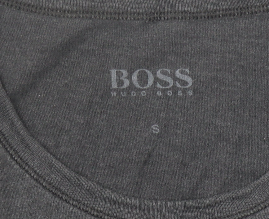 Hugo Boss Grey Men's Short Sleeve T-Shirt, Size S