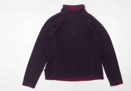 Mountain Life Women’s Purple Fleece Pullover Sweatshirt Size 12