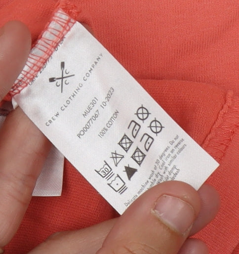 Crew Clothing Company Men’s Orange L T-Shirt