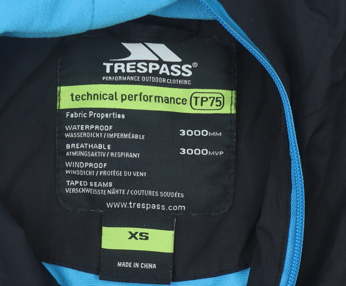 Trespass Men's Black XS Rain Coat Jacket