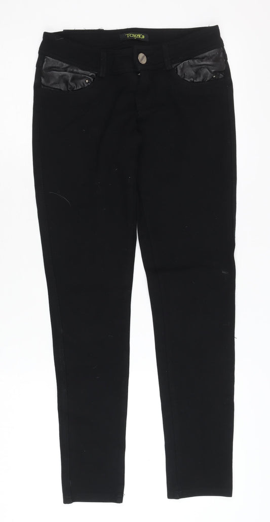 TOXIc3 Women's Black Jegging, S, Stretch Skinny Fit