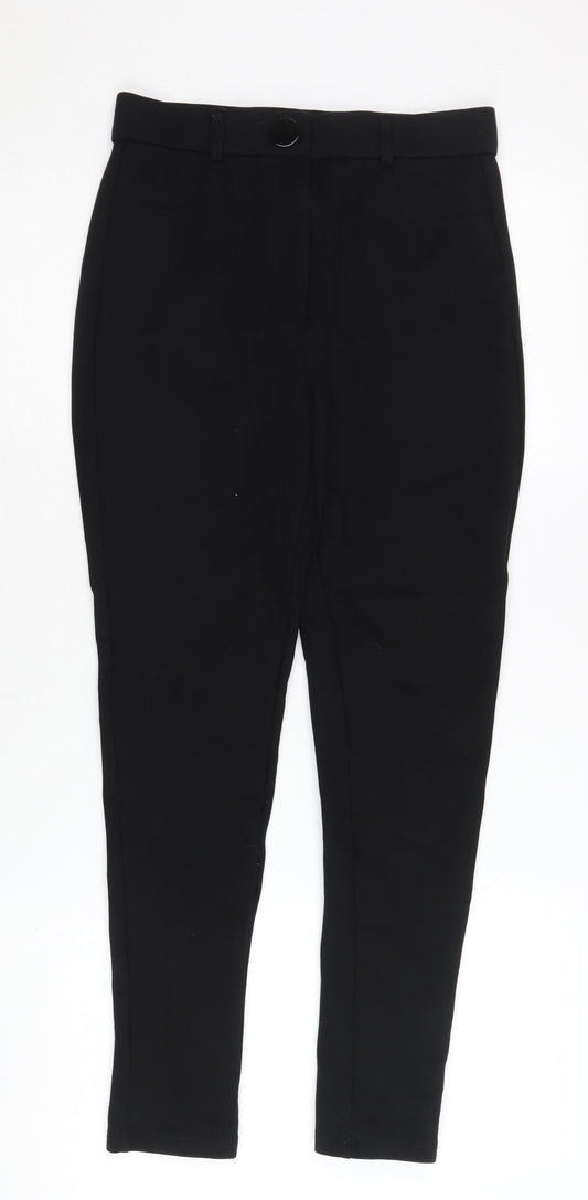 Zara Women's Black Skinny Trousers in Size M