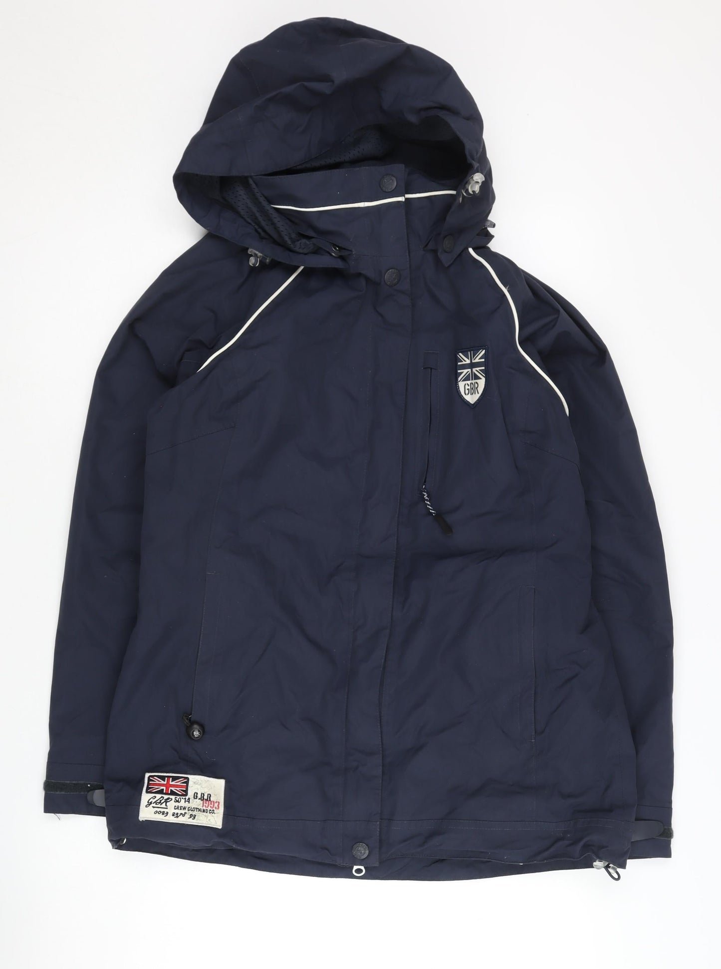 Crew Clothing Co. Women's Blue Parka Jacket Size 12