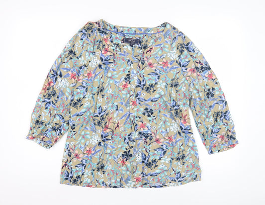 Maine New England Womens Multicoloured Floral Blouse