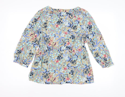 Maine New England Womens Multicoloured Floral Blouse
