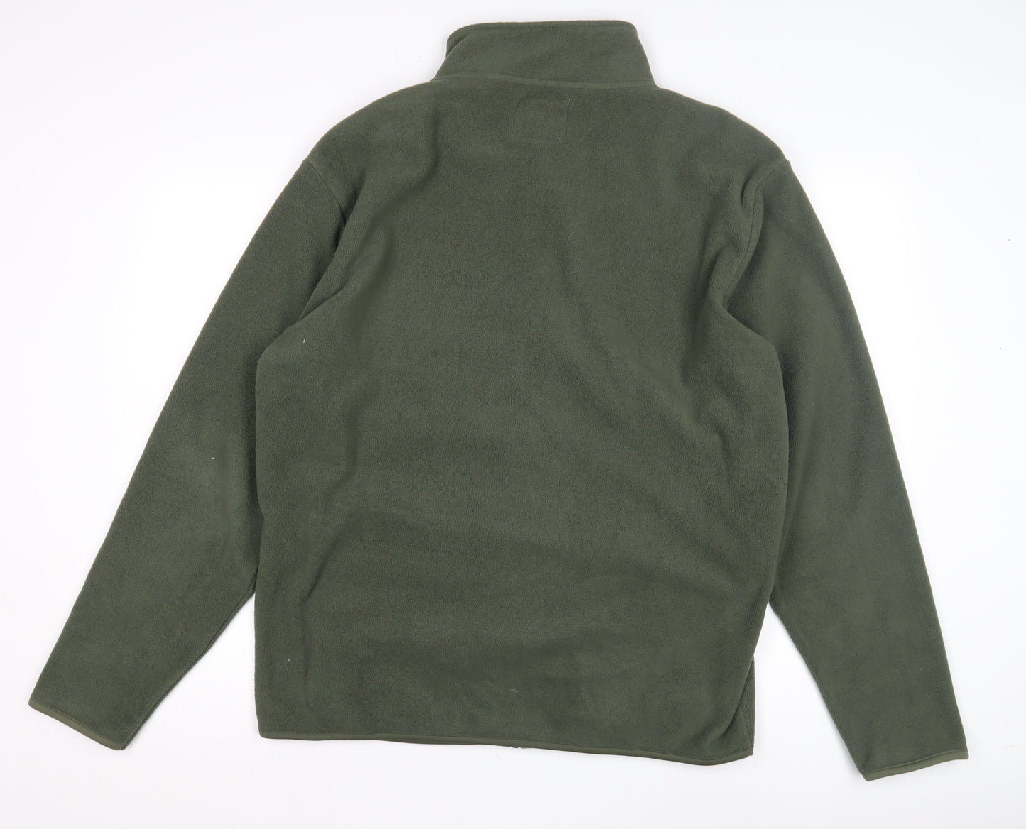 Lambretta Men's Green 2XL Fleece Jacket Zip Casual