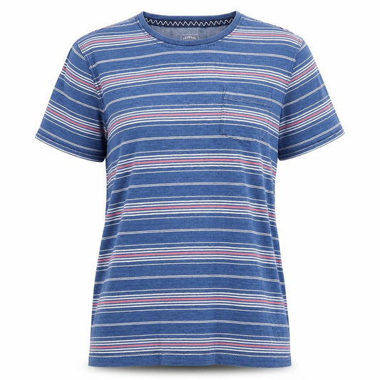 Womens UK Size L FatFace Blue Cotton T-Shirt