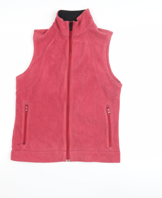 Columbia Women's Pink Fleece Waistcoat S