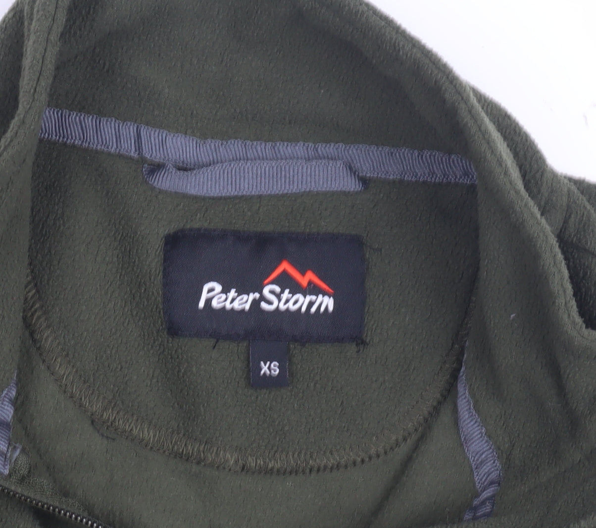 Peter Storm Men's XS Green Fleece 1/4 Zip Pullover